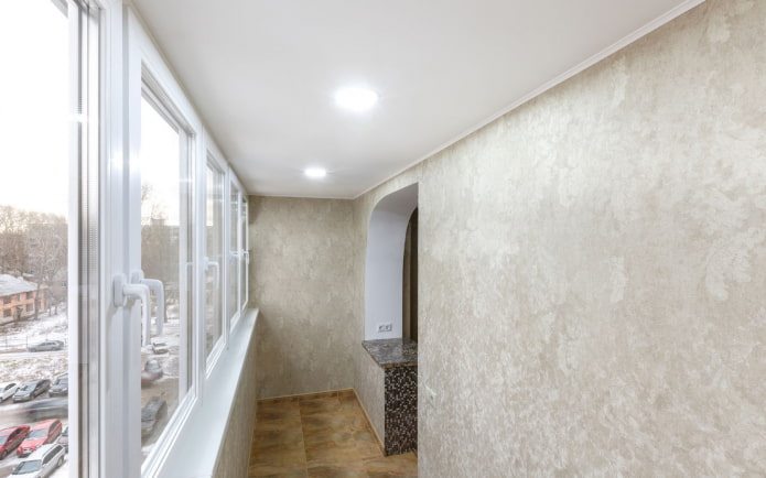 plafond op de loggia