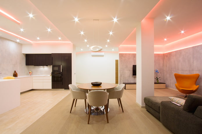 spotverlichting in interieurontwerp