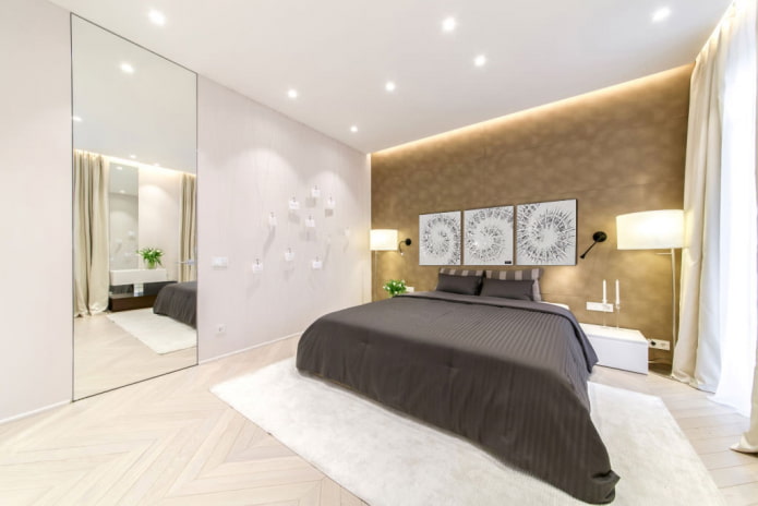 spots in de slaapkamer