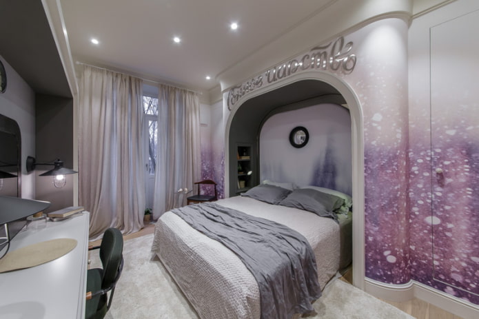 spots in de slaapkamer