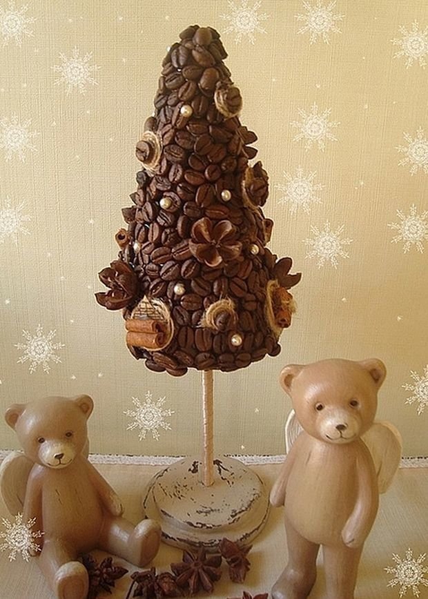 In de vorm van een kerstboom