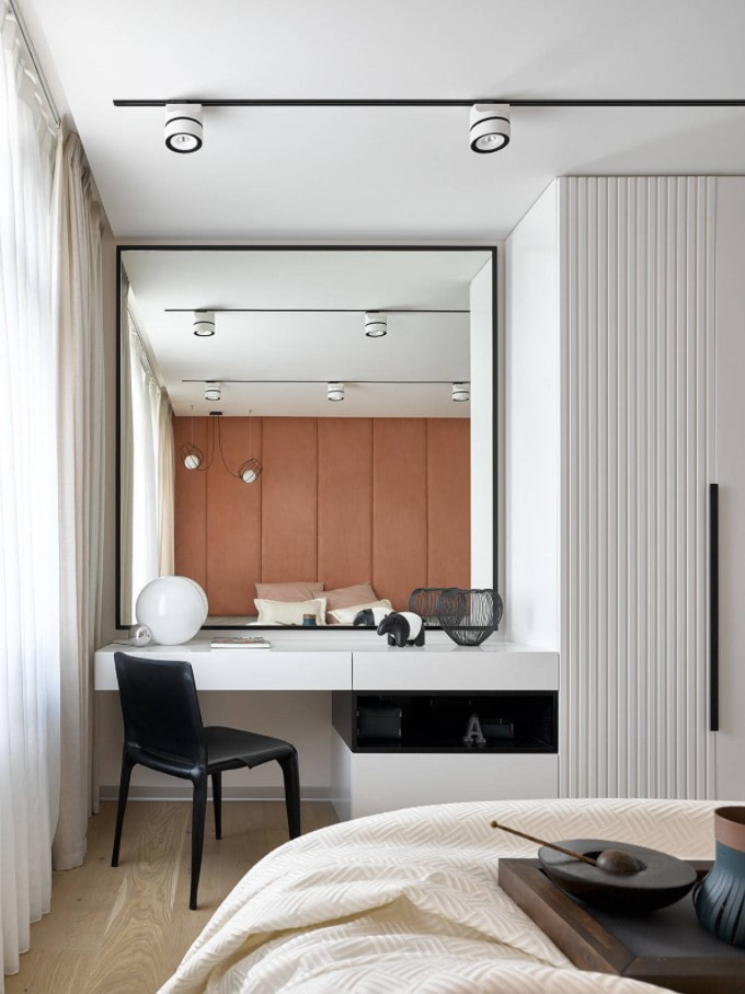railverlichting in de slaapkamer