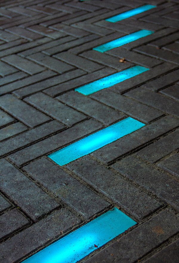 ontwerp van straattegels voor trottoirs