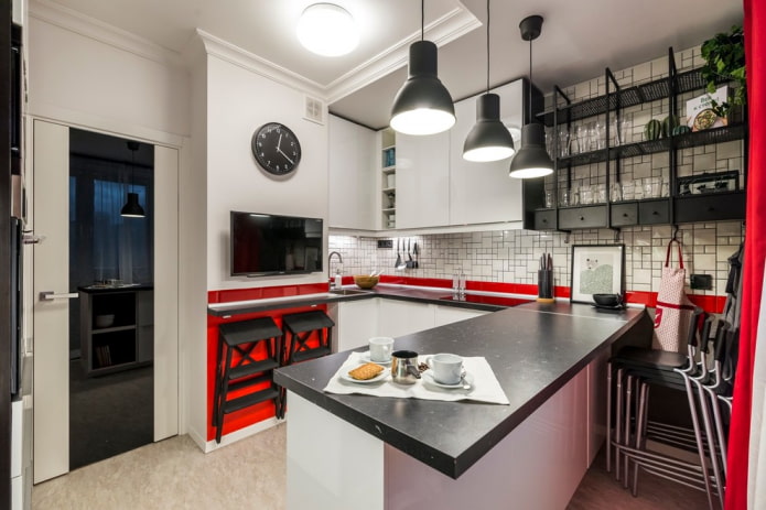 deuren in de keuken interieur