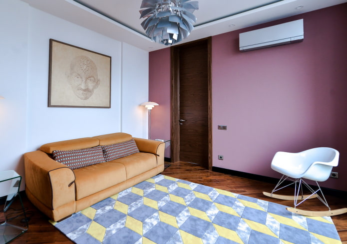 combinatie van deuren met muren in het interieur