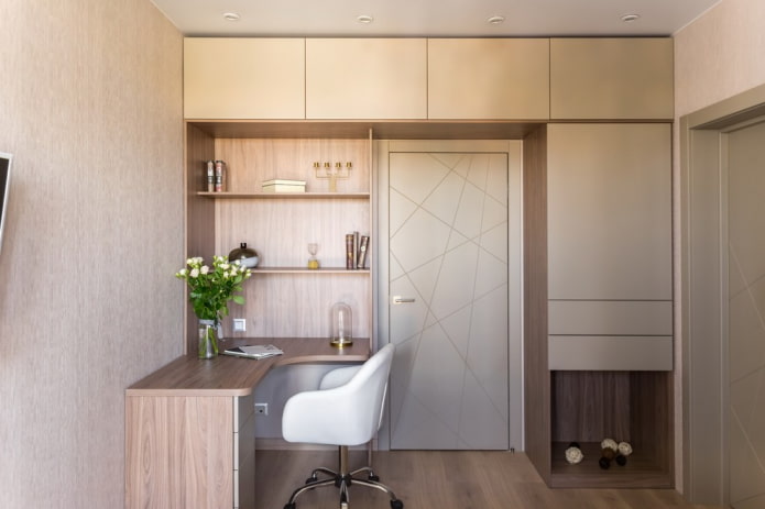 deuren in het kantoorinterieur