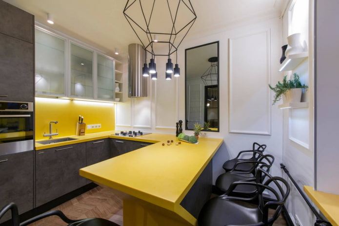 Keuken met bar