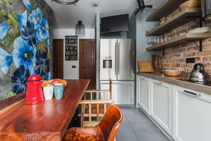 Loft-stijl keuken