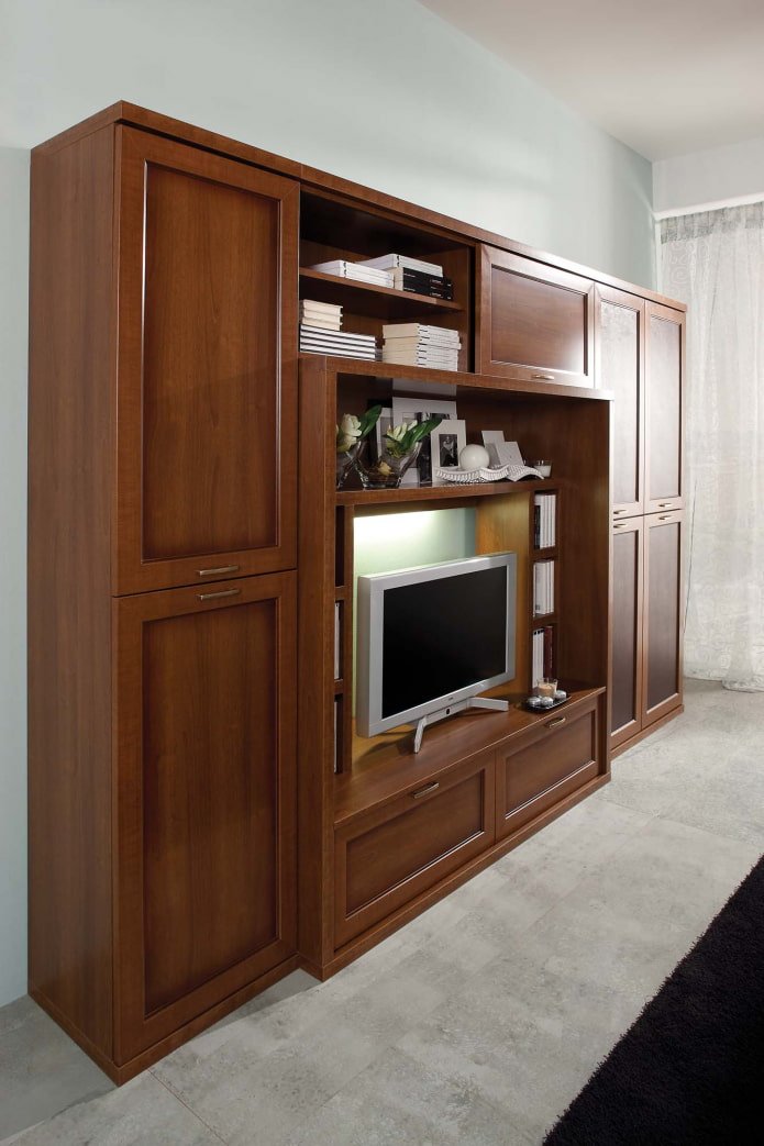 moderne wandkast voor de woonkamer