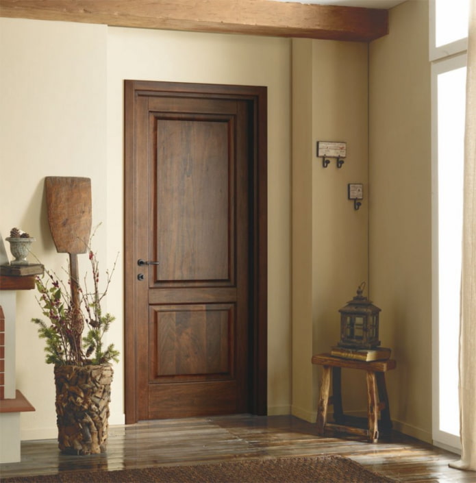 houten deuren in het interieur