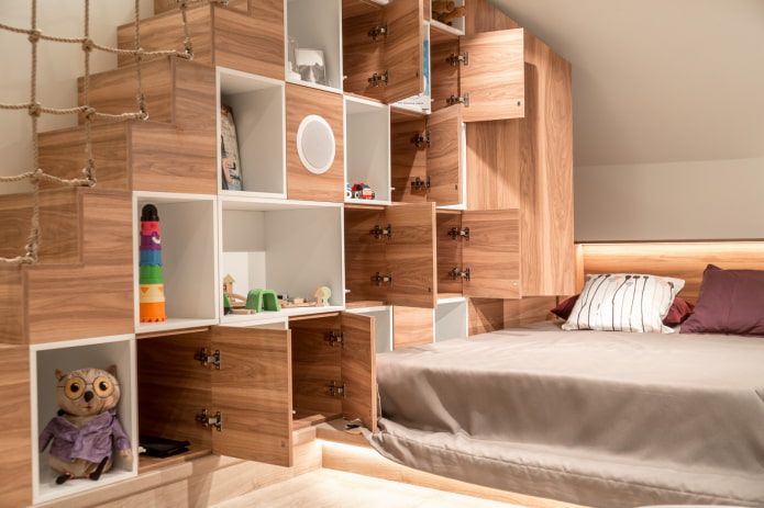 houten meubels voor de kinderkamer