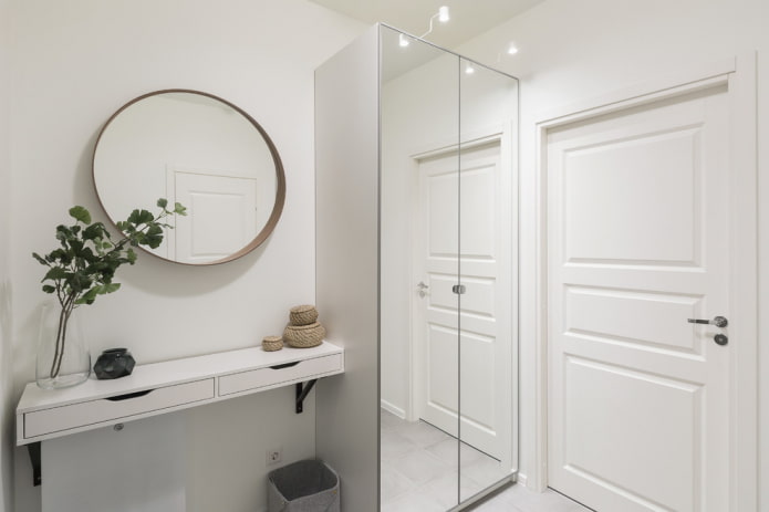 ganginterieur in witte tinten