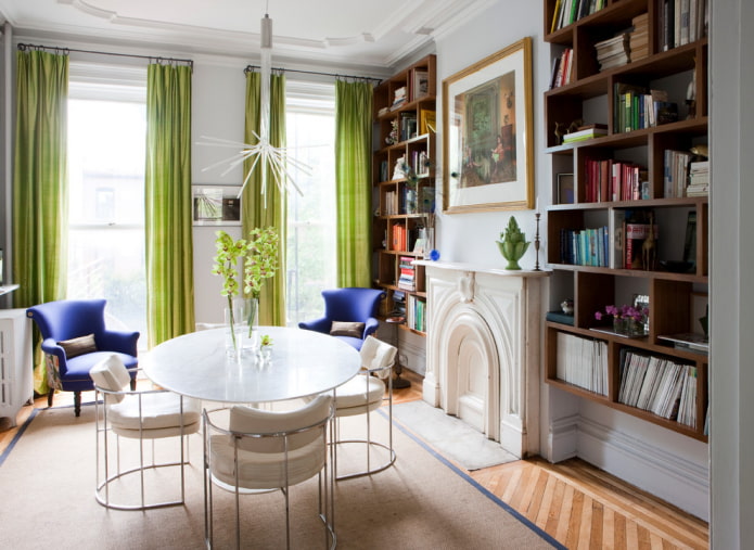 Contrasterende gordijnen