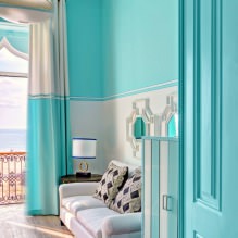 Tiffany-kleur in het interieur: stijlvolle turquoise tint in huis - 7