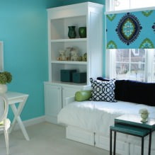 Tiffany-kleur in het interieur: stijlvolle turquoise tint in huis - 6