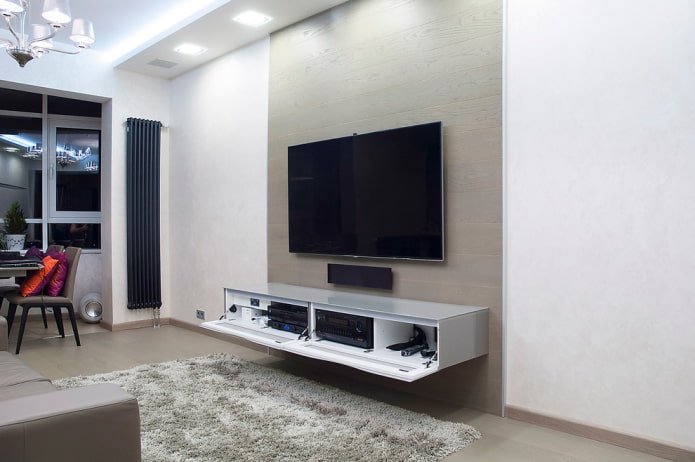 TV-meubel in een modern interieur