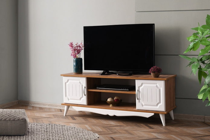 TV-meubel in het interieur