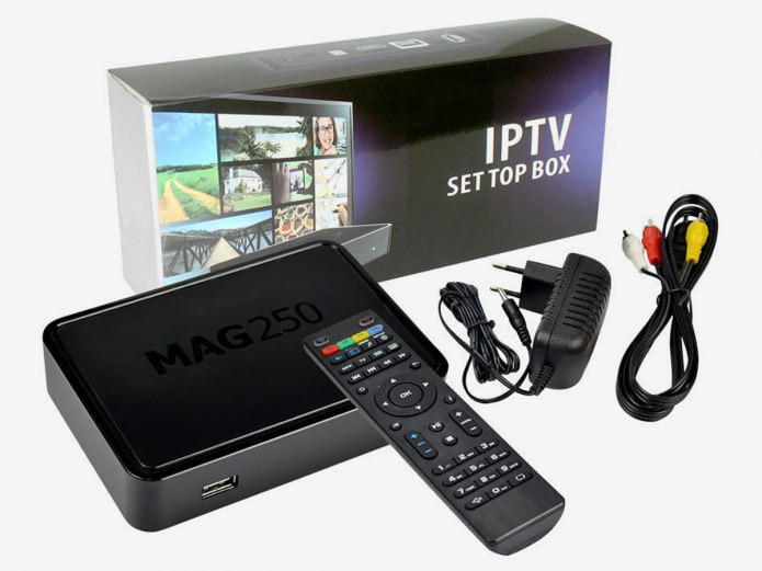 iptv set-top box van een provider