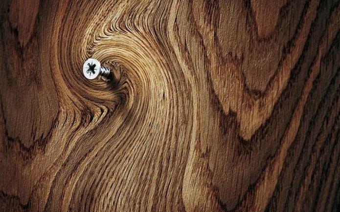 Zelftappende schroef in hout