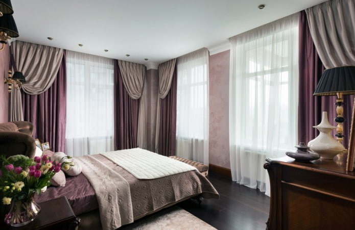 gordijnen in de slaapkamer