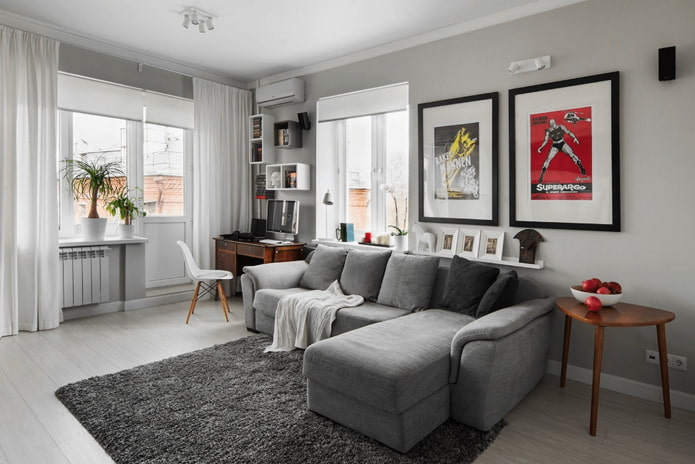 hoekappartement binnenin