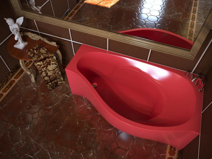 Rood hoekbad