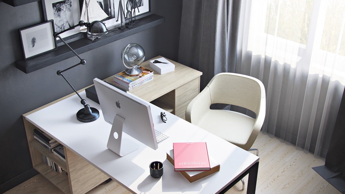 bureau op kantoor