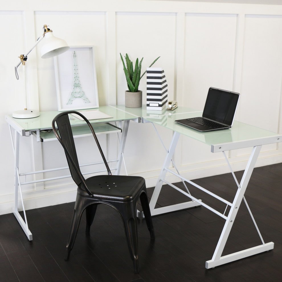 Glazen computerbureau
