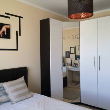 Hoekkast in de slaapkamer: soorten, inhoud, maten, ontwerp-1