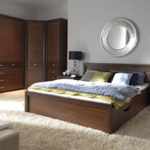 Hoekkledingkast in de slaapkamer: soorten, inhoud, maten, design-9
