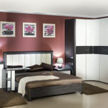 Hoekkast in de slaapkamer: soorten, inhoud, maten, design-15