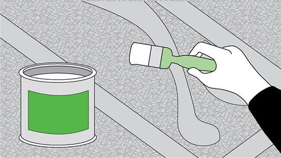 een beschermlaag aanbrengen op linoleum een beschermlaag aanbrengen op linoleum