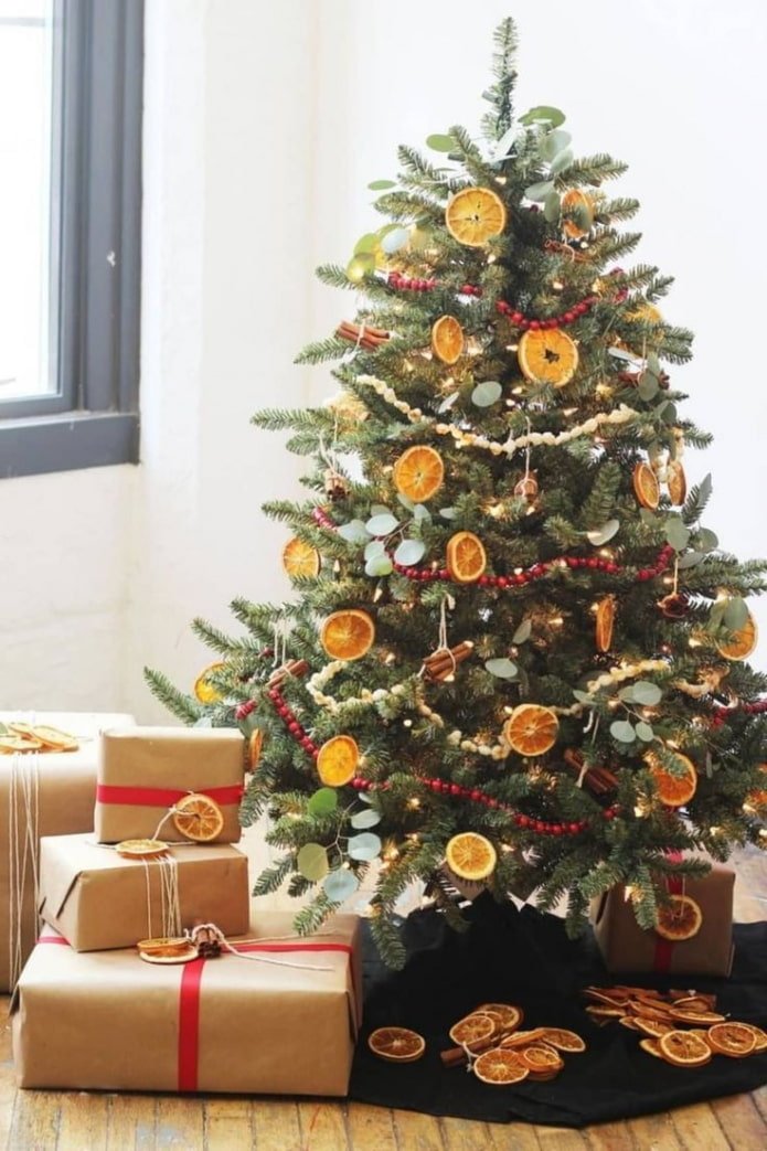 Eco-stijl kerstboom