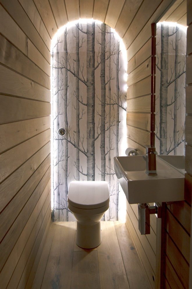 LED-strip boven de spoelbak