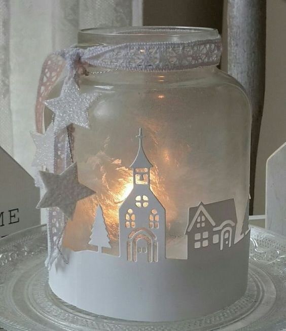 Zelfgemaakte nieuwjaarskandelaar