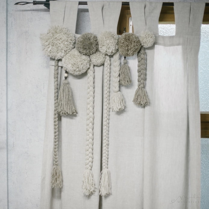 Compositie van pompons