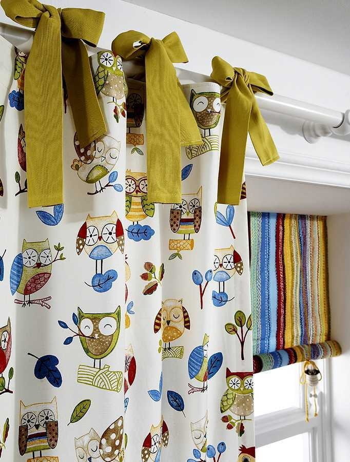 Strikken in een kinderkamer