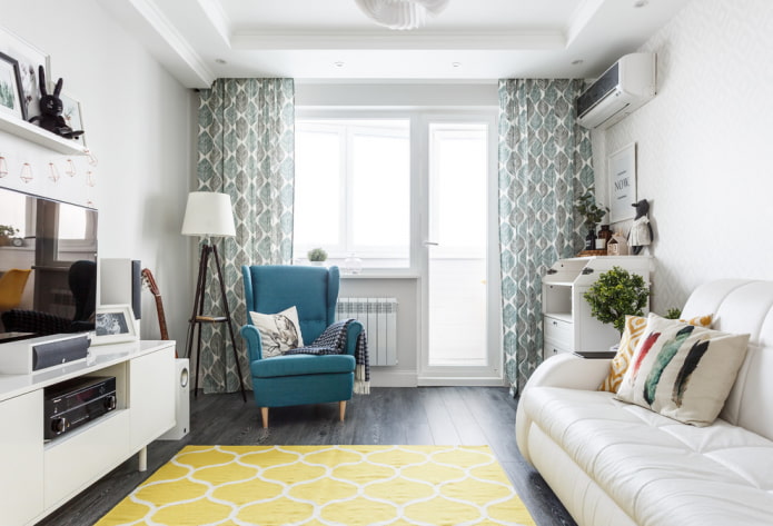 Fauteuil en staande lamp