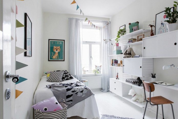 kamer voor een klein meisje