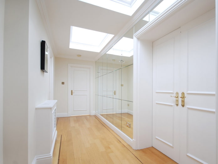 spiegels in het interieur