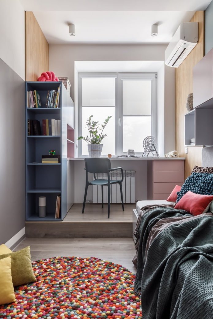 podium in de kinderkamer