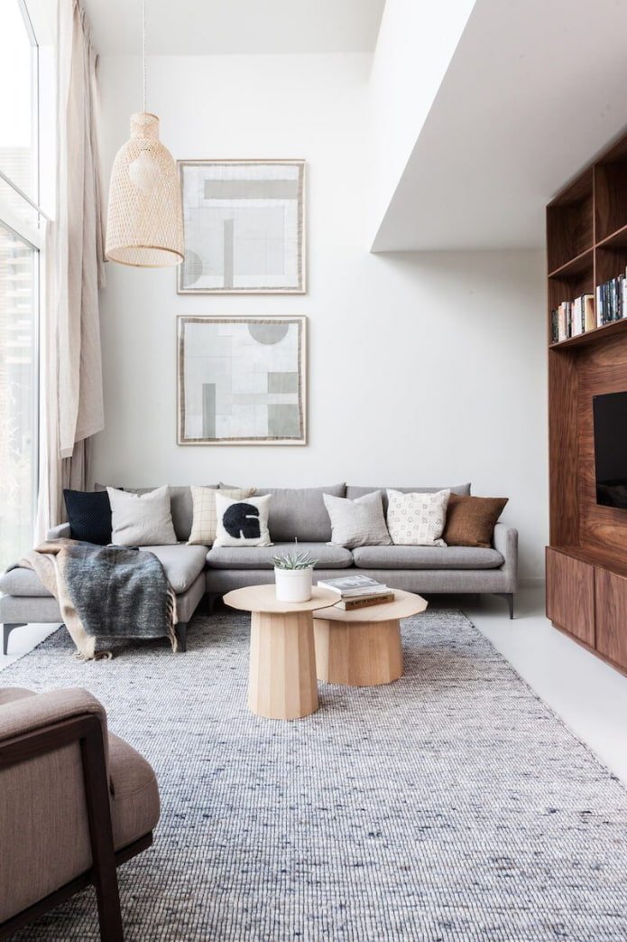 een dwarsbank in de woonkamer