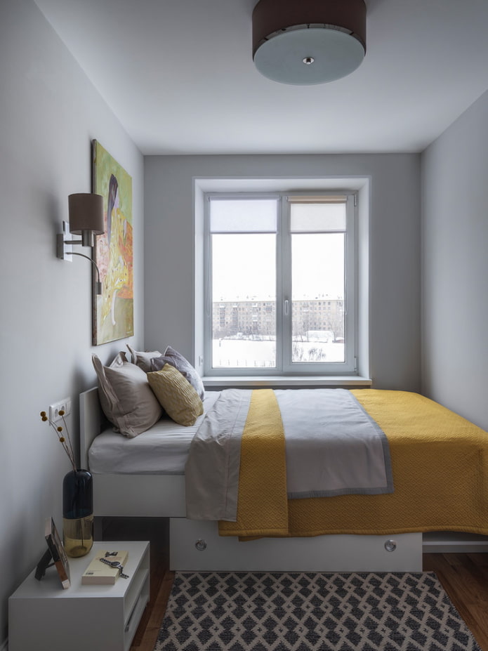 vloerafwerking in een slaapkamer in een Chroesjtsjovisch gebouw