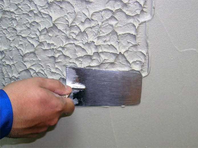 Decoratie met een troffel