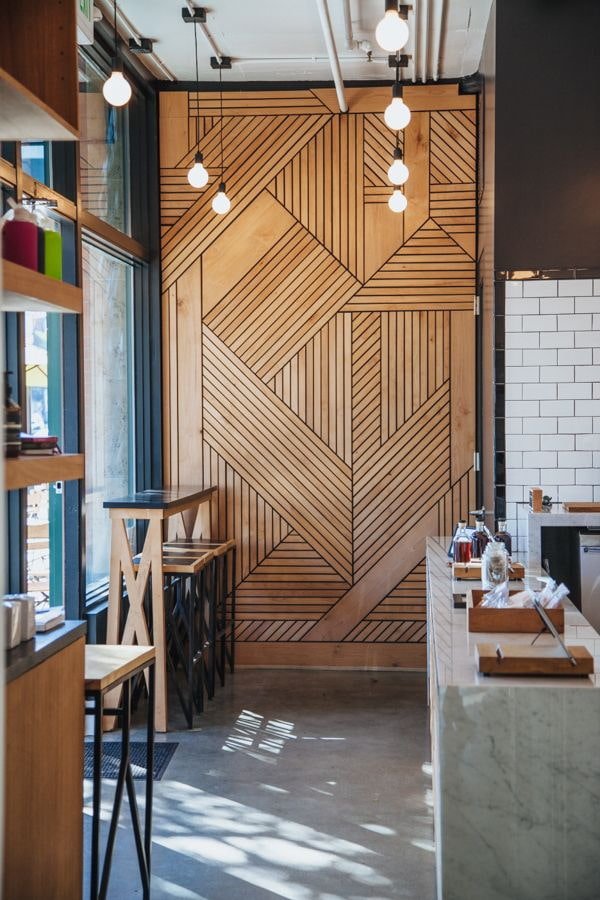 Textuur van een houten muur