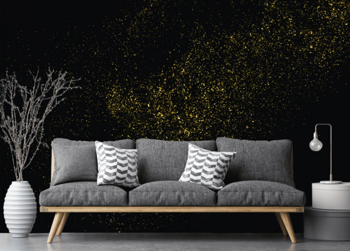 Spetters in het interieur