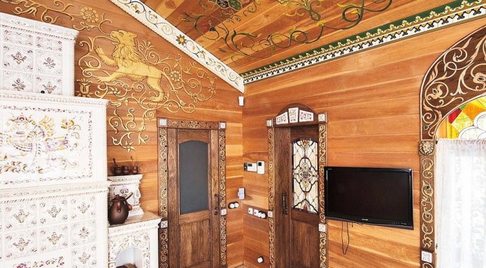 Houten muur