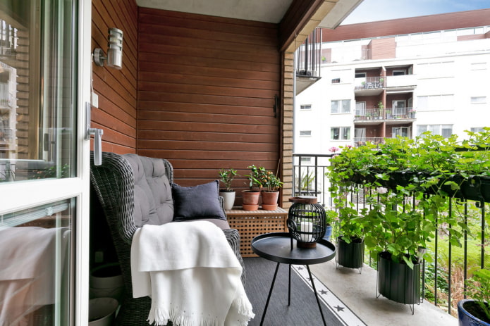 Scandinavisch balkon