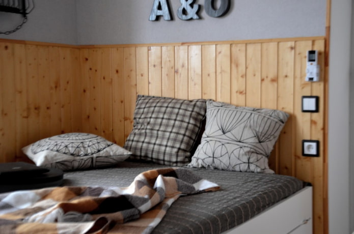 hoofdbord van clapboard