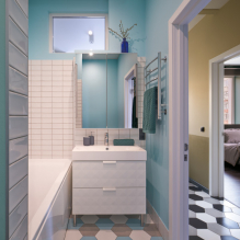 Hoe decoreer je het interieur van een badkamer met twee kamers mooi? -0